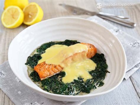 salmon-with-creamy-spinach-hollandaise-sauce image