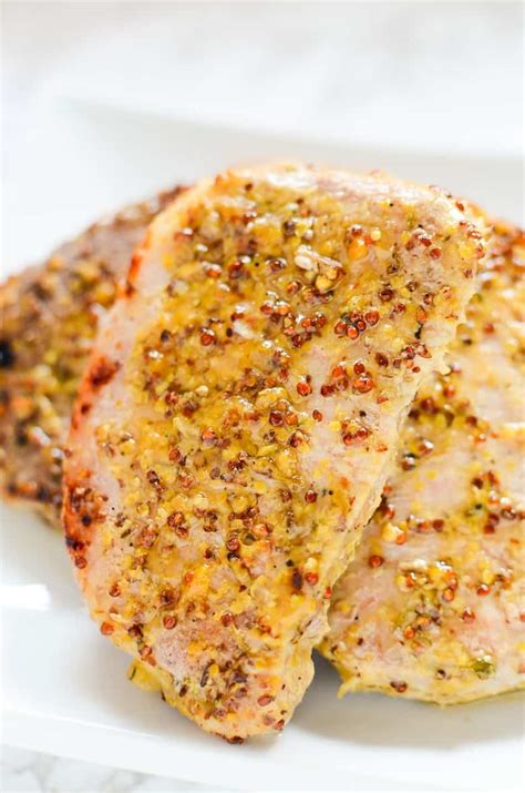 oven-roasted-honey-mustard-pork-chops image