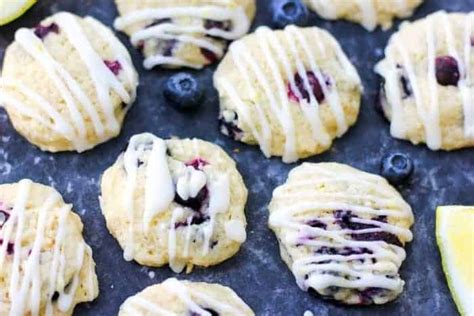 soft-blueberry-cookies-with-lemon-glaze-baker-bettie image