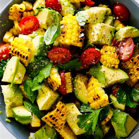 easy-grilled-corn-avocado-salad-simply-delicious image