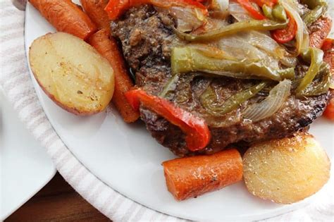 beef-roast-with-sauted-bell-pepper-and-onions image