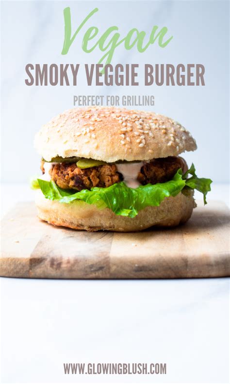 smoky-veggie-burger-recipe-vegan-easy-glowing-blush image