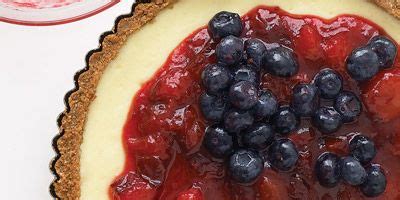red-white-and-blueberry-cheesecake-tart image