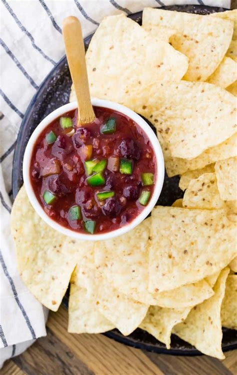 cranberry-salsa-easy-only-two-ingredients-rachel image