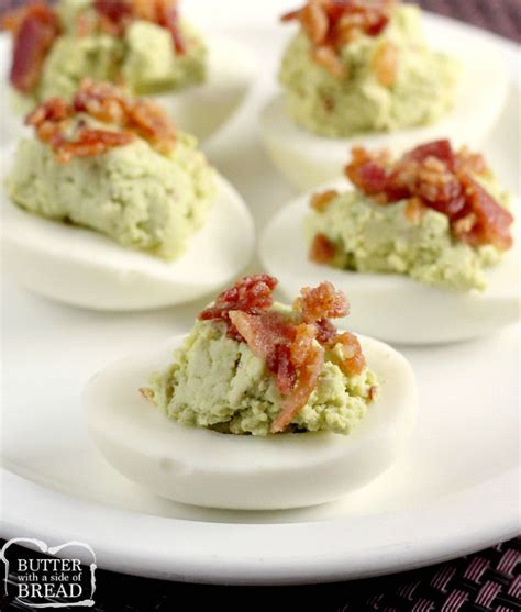 bacon-avocado-deviled-eggs-butter-with-a-side image
