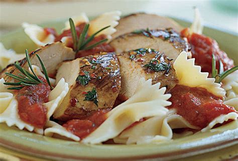 farfalle-with-herb-marinated-grilled-chicken-ready image