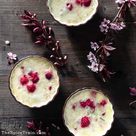 raspberry-custard-with-lime-zest-and-crystallized-ginger image