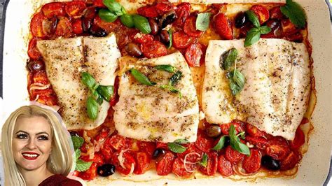 one-pan-roasted-fish-with-cherry-tomatoes-in-25-minutes image