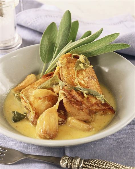 sage-chicken-with-cream-sauce-recipe-eat-smarter-usa image