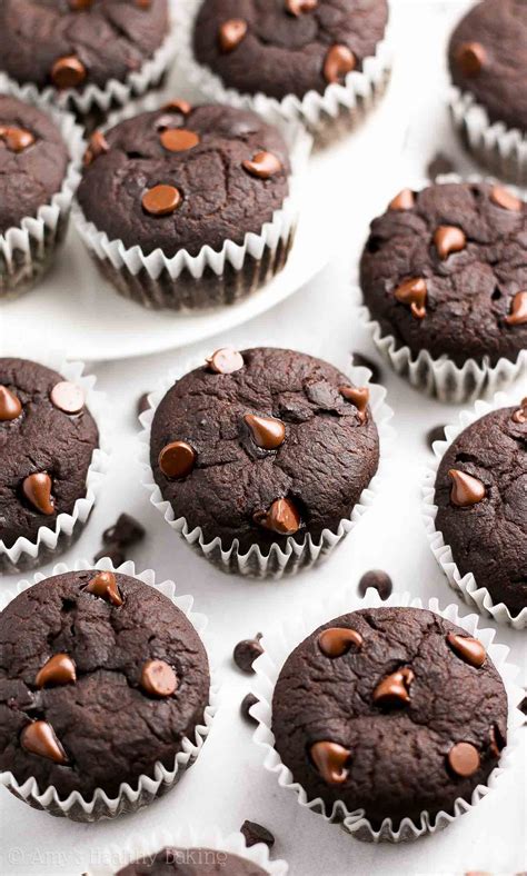 healthy-mocha-chocolate-chip-mini-muffins image