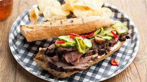 grilled-lamb-sandwiches-recipe-food-network-uk image