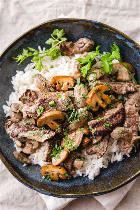 easy-beef-stroganoff-with-rice-salted-mint image
