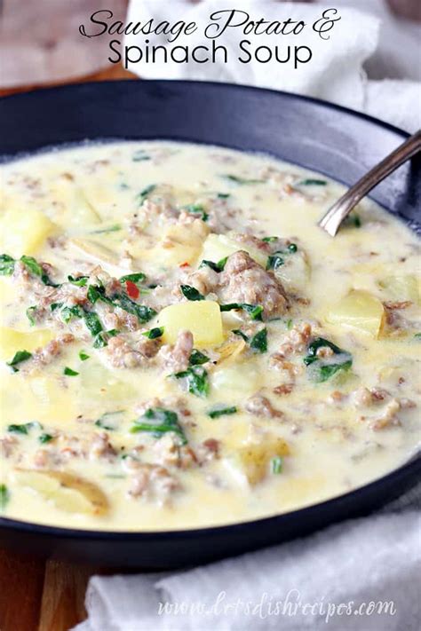 sausage-potato-and-spinach-soup-lets-dish image