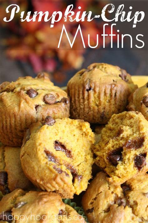 pumpkin-chocolate-chip-muffins-recipe-happy-hooligans image