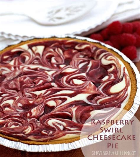 raspberry-swirl-cheesecake-pie-serving-up-southern image