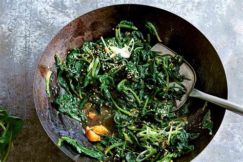 stir-fried-spinach-with-miso-and-ginger-recipe-leites image