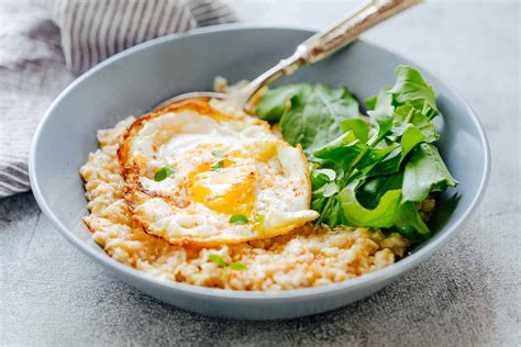 savory-garlic-oats-with-masala-fried-egg-my-food-story image