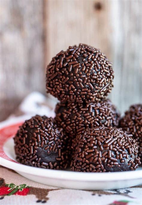 chocolate-bourbon-or-rum-balls-recipe-the-kitchen image