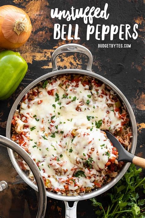 one-pot-unstuffed-bell-peppers-recipe-budget-bytes image