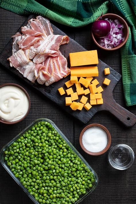 classic-cheddar-bacon-green-pea-salad-the-kitchen image