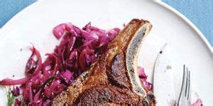 pork-chops-with-braised-red-cabbage-recipe-pork image