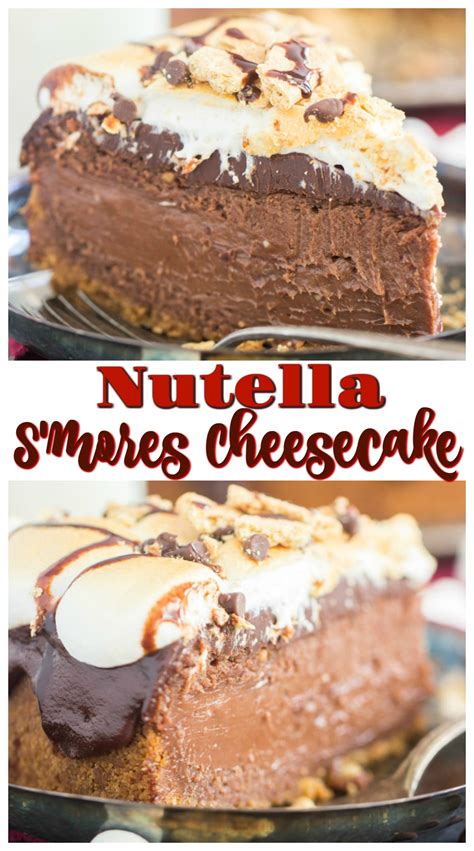 nutella-smores-cheesecake image