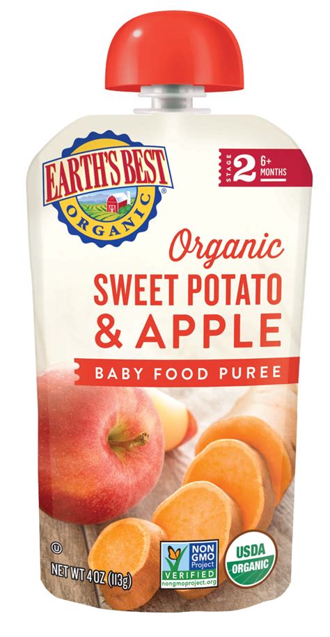 sweet-potato-apple-stage-2-baby-food-puree-earths-best image