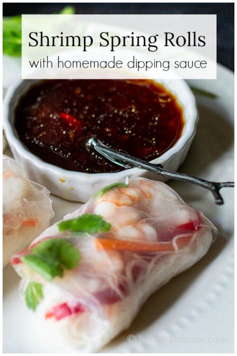 shrimp-spring-rolls-with-dipping-sauce-light-and-fresh image