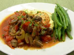 chicken-cacciatore-steamed-green-beans-simple image
