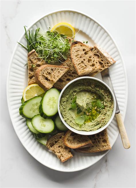 toasted-pumpkin-seed-dip-with-fresh-herbs-happy image