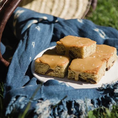 banana-bread-bars-with-salted-toffee-icing-womans-day image