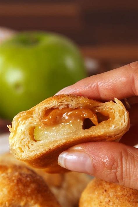 best-caramel-apple-crescents-recipe-how-to-make-caramel image