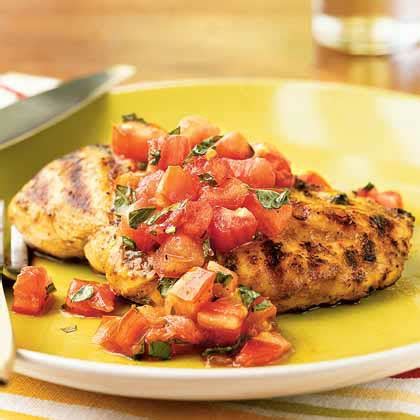 grilled-chicken-with-italian-salsa-recipe-myrecipes image