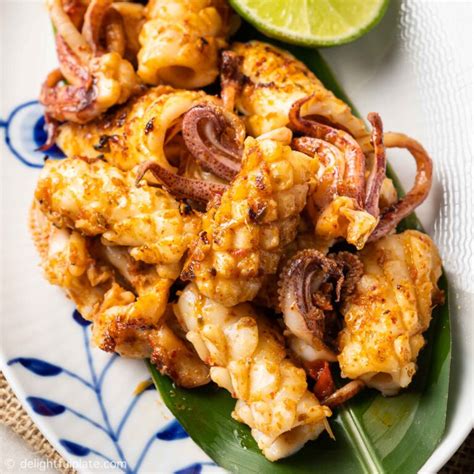 spicy-grilled-squid-delightful-plate image