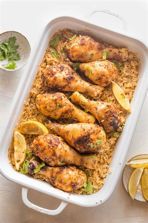 baked-chicken-legs-and-rice-nourish-and-fete image
