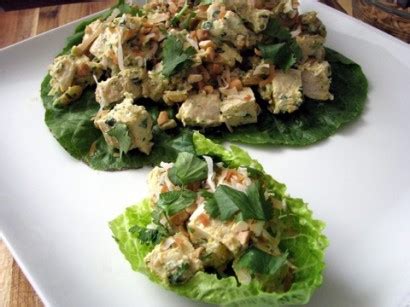 curried-chicken-salad-lettuce-wraps-tasty-kitchen image