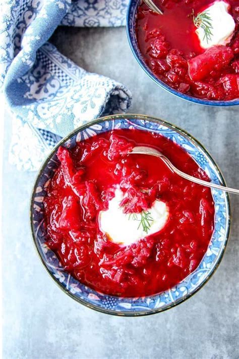 beet-soup-recipe-ukrainian-borscht-the-food-blog image