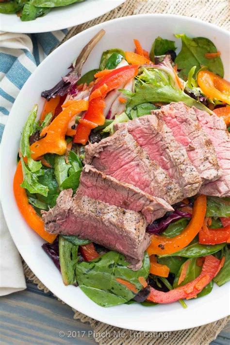 seared-tuna-or-steak-salad-with-soy-ginger-vinaigrette image