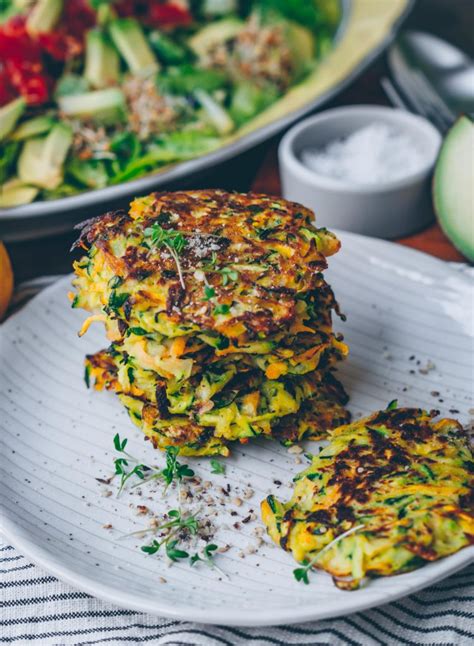 zucchini-fritters-with-carrots-easy-recipe-klaras-life image