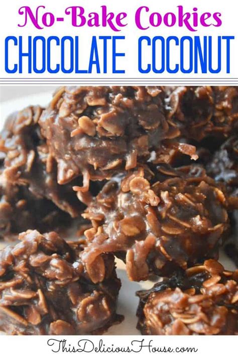 no-bake-chocolate-coconut-cookies-this-delicious-house image
