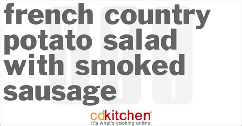 french-country-potato-salad-with-smoked-sausage image
