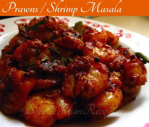 prawns-masala-spicy-shrimp-masala-simple-indian image