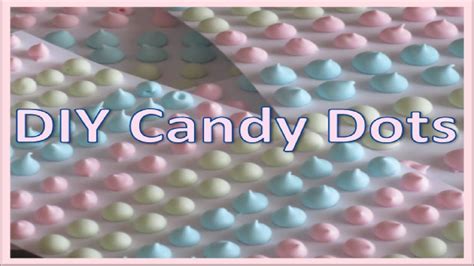 homemade-candy-dots-recipe-youtube image