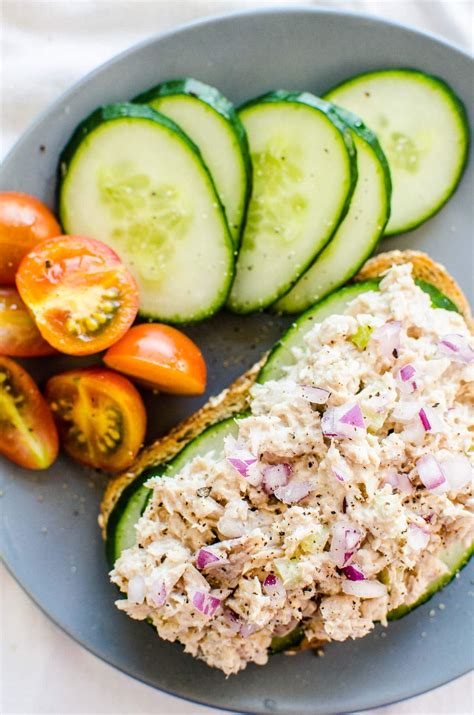healthy-tuna-salad-recipe-so-easy-ifoodrealcom image
