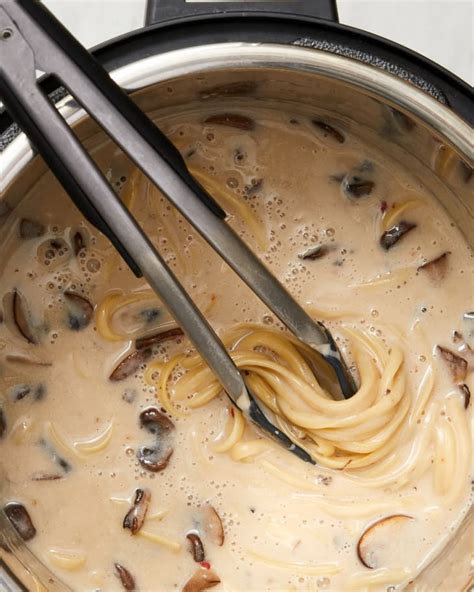 creamy-instant-pot-mushroom-pasta-recipe-kitchn image