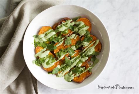 sweet-potatoes-with-chimichurri-and-cilantro-cream image