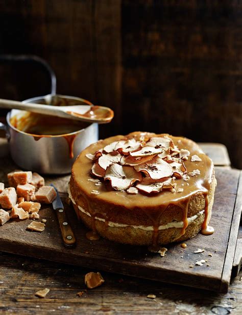 caramel-apple-cake-recipe-sainsburys-magazine image