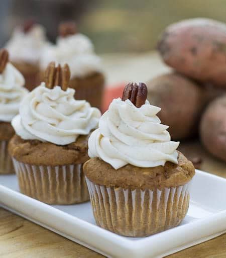 sweet-potato-cupcakes-with-spiced-buttercream-spicy image
