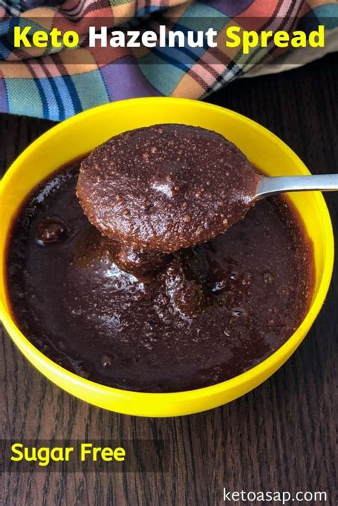 keto-hazelnut-chocolate-spread-nutella-low-carb-sugar image