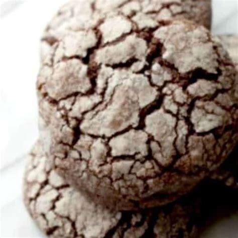 the-best-chocolate-crackle-cookies-recipe-chocolate image